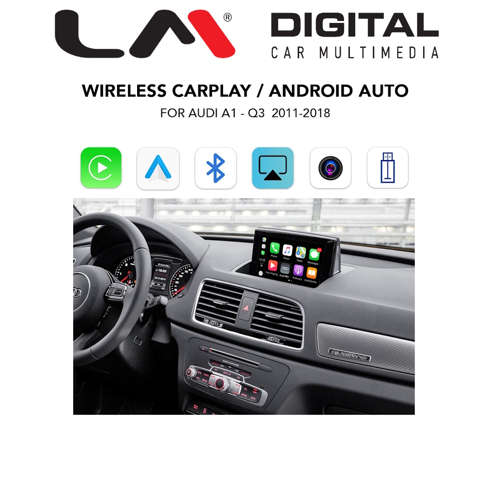CAR PLAY+ AA BOX WIRELESS AUDI A1-Q3
CAR PLAY+ AA BOX WIRELESS AUDI A1-Q3