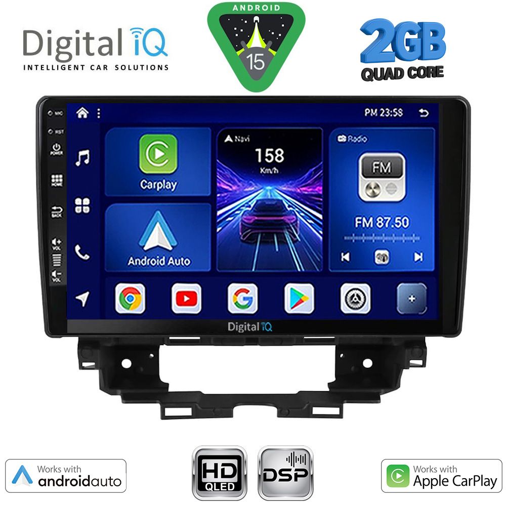 DIGITAL IQ BXC 3557_CPAA (10inc) MULTIMEDIA TABLET for RENAULT KANGOO mod. 2021+ DIGITAL IQ BXC 3557_CPAA (10inc) MULTIMEDIA TABLET for RENAULT KANGOO mod. 2021+