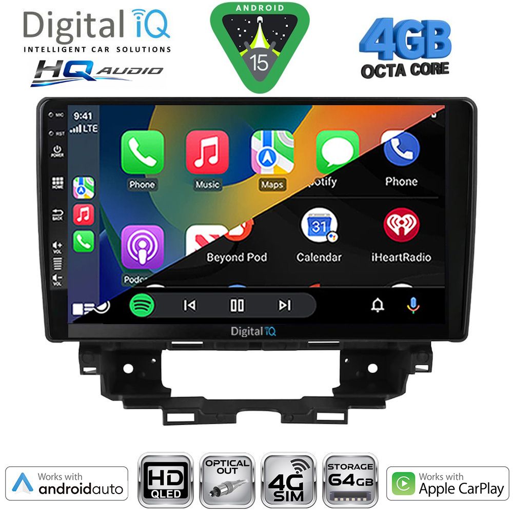DIGITAL IQ BXK 19557_CPAA (10inc) MULTIMEDIA TABLET for RENAULT KANGOO mod. 2021+ DIGITAL IQ BXK 19557_CPAA (10inc) MULTIMEDIA TABLET for RENAULT KANGOO mod. 2021+