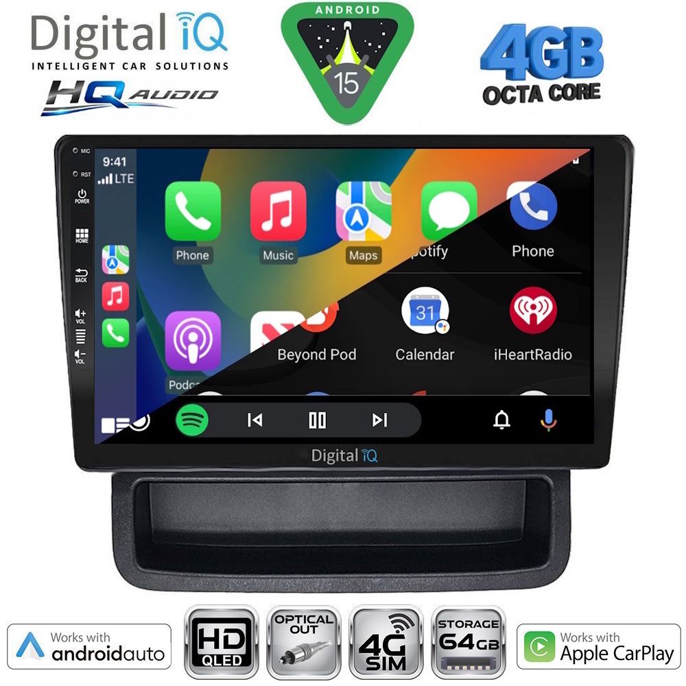 DIGITAL IQ BXK 19558B_CPAA (10inc) MULTIMEDIA TABLET for OPEL VIVARO – RENAULT TRAFIC - NISSAN PRIMASTAR mod. 2004-2015 DIGITAL IQ BXK 19558B_CPAA (10inc) MULTIMEDIA TABLET for OPEL VIVARO – RENAULT TRAFIC - NISSAN PRIMASTAR mod. 2004-2015
