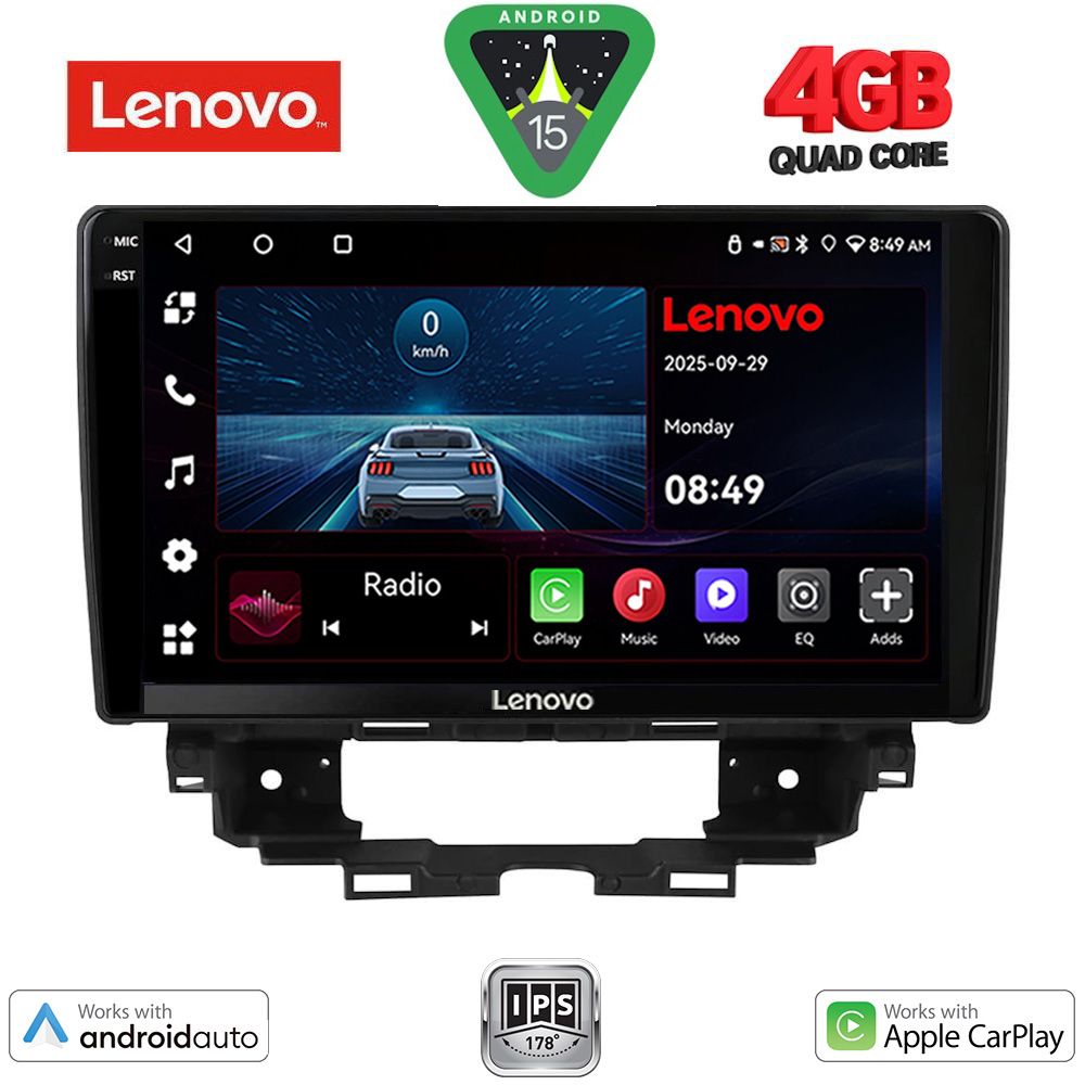 LENOVO LVE 8557_CPAA (10inc) MULTIMEDIA TABLET for RENAULT KANGOO mod. 2021+ LENOVO LVE 8557_CPAA (10inc) MULTIMEDIA TABLET for RENAULT KANGOO mod. 2021+