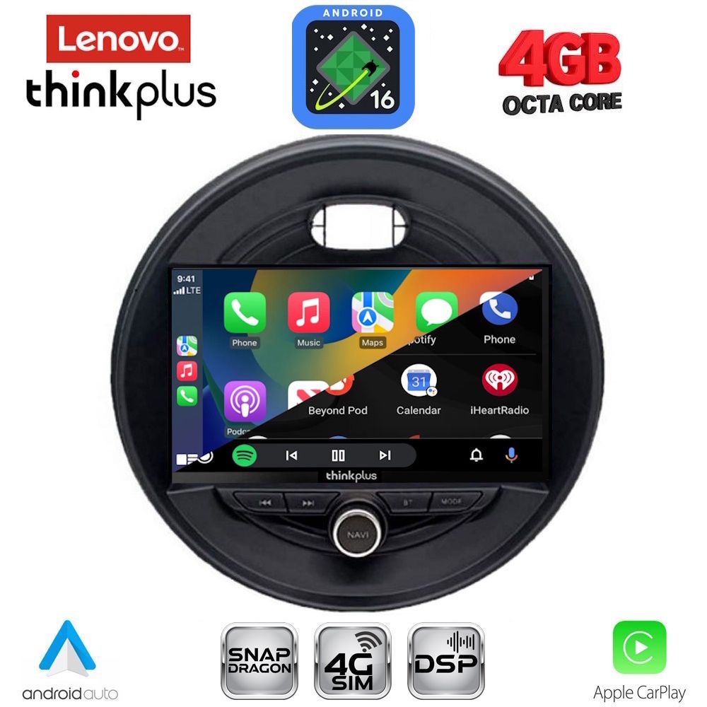 LENOVO LTG 7066_CPA (9inc) MULTIMEDIA TABLET for MINI COOPER (F55-56-F57) mod. 2015-2024 - CLUBMAN (F54) mod. 2015-2024 - ROADSTER (F59) mod. 2014-2024 - COUNTRYMAN (F60) mod. 2016-2024 LENOVO LTG 7066_CPA (9inc) MULTIMEDIA TABLET for MINI COOPER (F55-56-F57) mod. 2015-2024 - CLUBMAN (F54) mod. 2015-2024 - ROADSTER (F59) mod. 2014-2024 - COUNTRYMAN (F60) mod. 2016-2024
