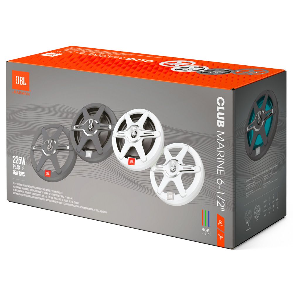JBL CLUB MARINE 6 RGB (160mm - 225W) JBL CLUB MARINE 6 RGB (160mm - 225W)