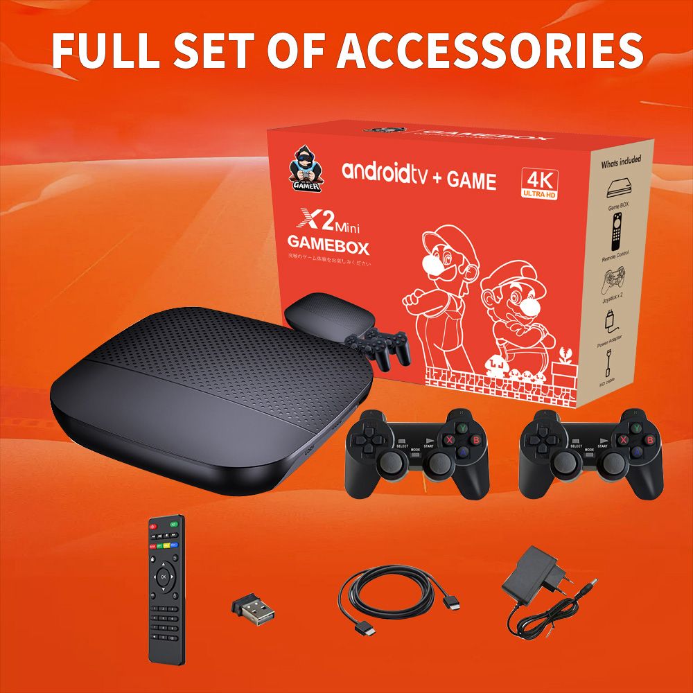 TOPLEO X2 MINI ANDROID GAMING TV BOX 1GB/8GB + 2 Gaming Controllers TOPLEO X2 MINI ANDROID GAMING TV BOX 1GB/8GB + 2 Gaming Controllers