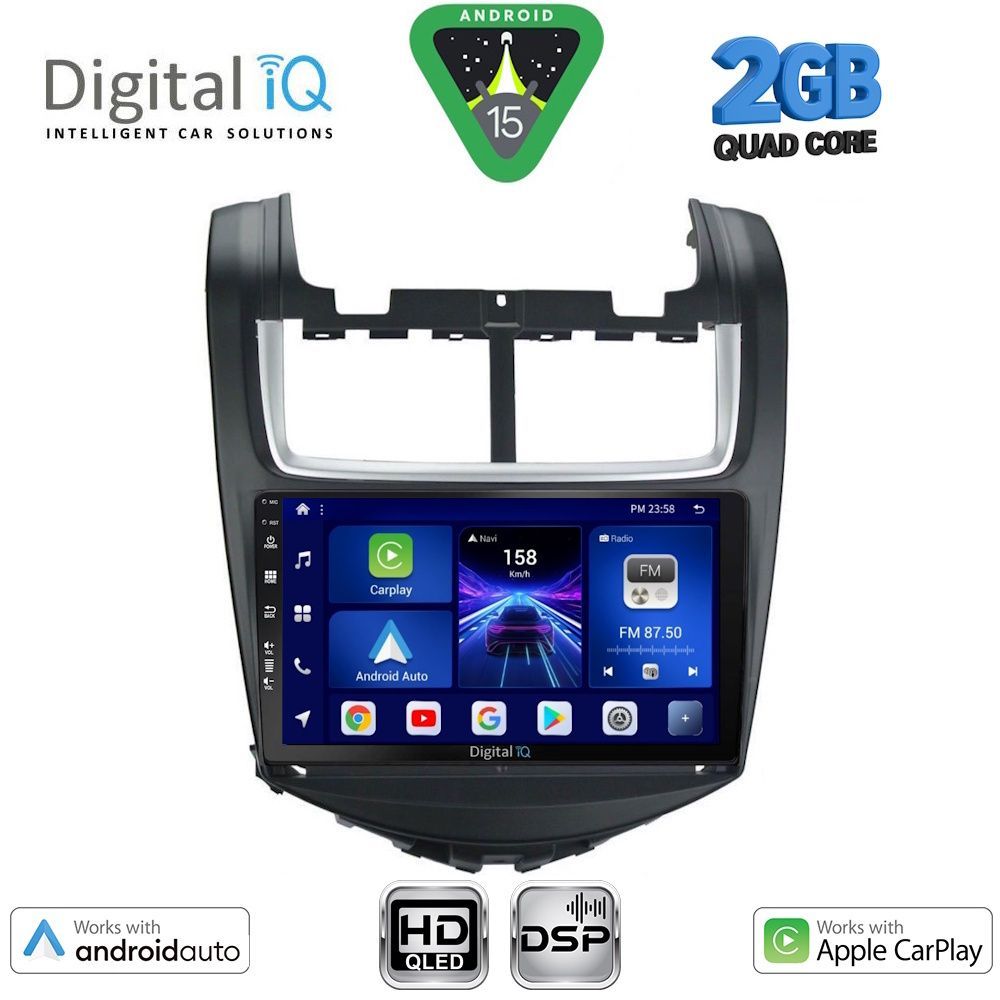 DIGITAL IQ BXC 3075_CPAA (9inc) MULTIMEDIA TABLET for CHEVROLET AVEO mod. 2014-2017 DIGITAL IQ BXC 3075_CPAA (9inc) MULTIMEDIA TABLET for CHEVROLET AVEO mod. 2014-2017
