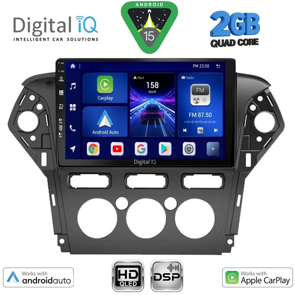 DIGITAL IQ BXC 3163AC_CPAA A/C (10inc) MULTIMEDIA TABLET for FORD MONDEO mod. 2011-2013 DIGITAL IQ BXC 3163AC_CPAA A/C (10inc) MULTIMEDIA TABLET for FORD MONDEO mod. 2011-2013