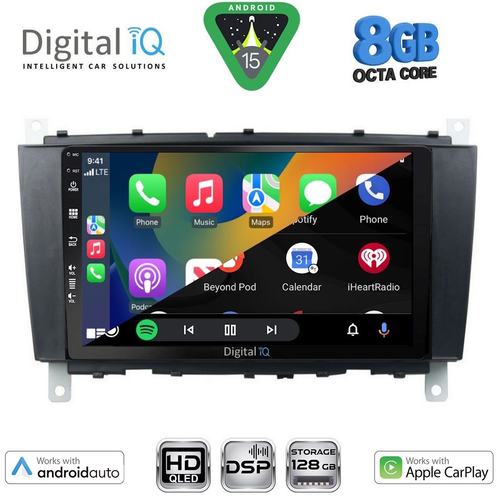 DIGITAL IQ BXF 7403_CPAA (8inc) MULTIMEDIA TABLET for MERCEDES C – CLK (W203-209) mod. 2004-2008 DIGITAL IQ BXF 7403_CPAA (8inc) MULTIMEDIA TABLET for MERCEDES C – CLK (W203-209) mod. 2004-2008