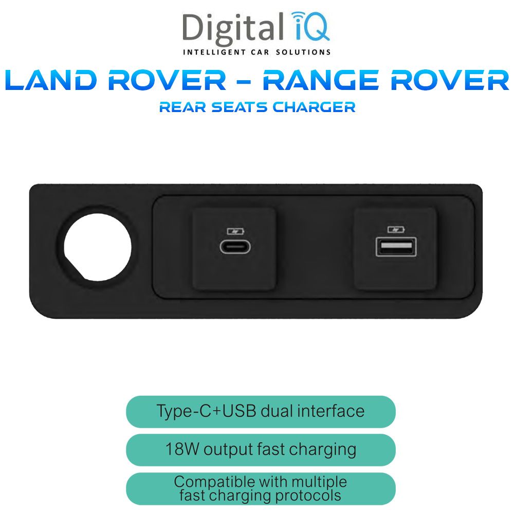 DIQ FΖ 5007 REAR SEATS DUAL CHARGER KIT for LAND ROVER - RANGE ROVER DIQ FΖ 5007 REAR SEATS DUAL CHARGER KIT for LAND ROVER - RANGE ROVER