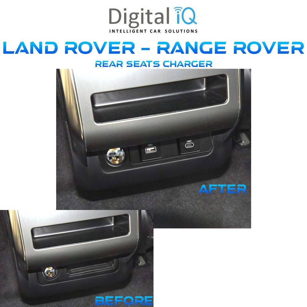 DIQ FΖ 5007 REAR SEATS DUAL CHARGER KIT for LAND ROVER - RANGE ROVER DIQ FΖ 5007 REAR SEATS DUAL CHARGER KIT for LAND ROVER - RANGE ROVER