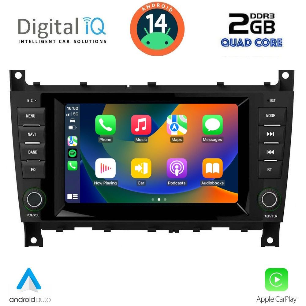 DIGITAL IQ MSD 093_CPA (7" DECK) MULTIMEDIA for MERCEDES C (W203) mod. 2004-2008 DIGITAL IQ MSD 093_CPA (7" DECK) MULTIMEDIA for MERCEDES C (W203) mod. 2004-2008