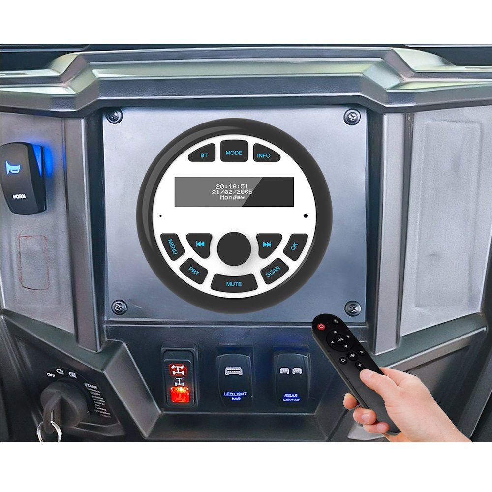 DIQ YT830WB (MARINE RADIO 2.8'' - BT 5.0 - USB - AUX - 110mm) DIQ YT830WB (MARINE RADIO 2.8'' - BT 5.0 - USB - AUX - 110mm)