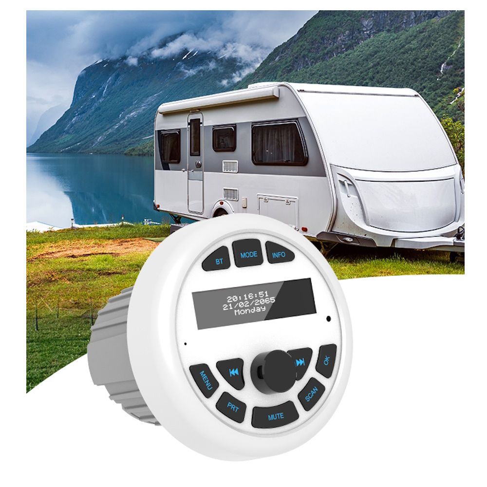 DIQ YT830W (MARINE RADIO 2.8'' - BT 5.0 - USB - AUX - 110mm) DIQ YT830W (MARINE RADIO 2.8'' - BT 5.0 - USB - AUX - 110mm)