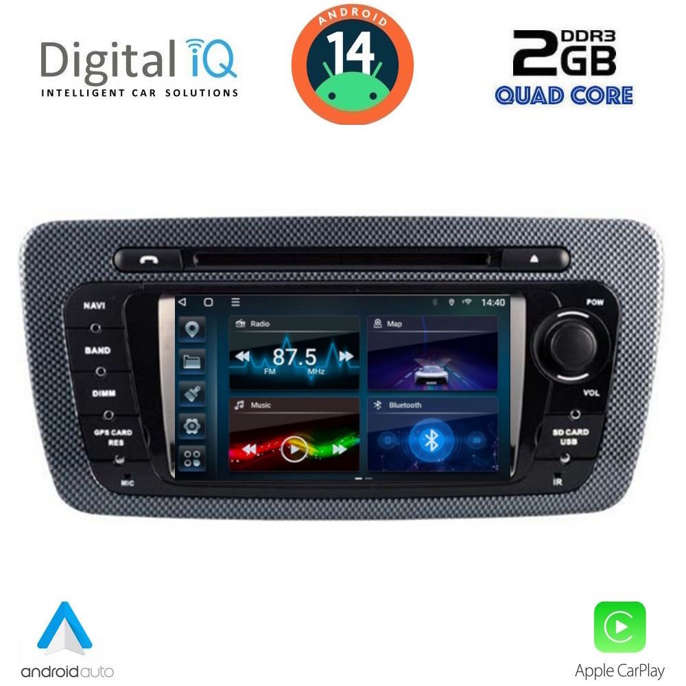 DIGITAL IQ BLD 046_CPA (7" DECK) MULTIMEDIA for SEAT IBIZA mod. 2008-2015 DIGITAL IQ BLD 046_CPA (7" DECK) MULTIMEDIA for SEAT IBIZA mod. 2008-2015