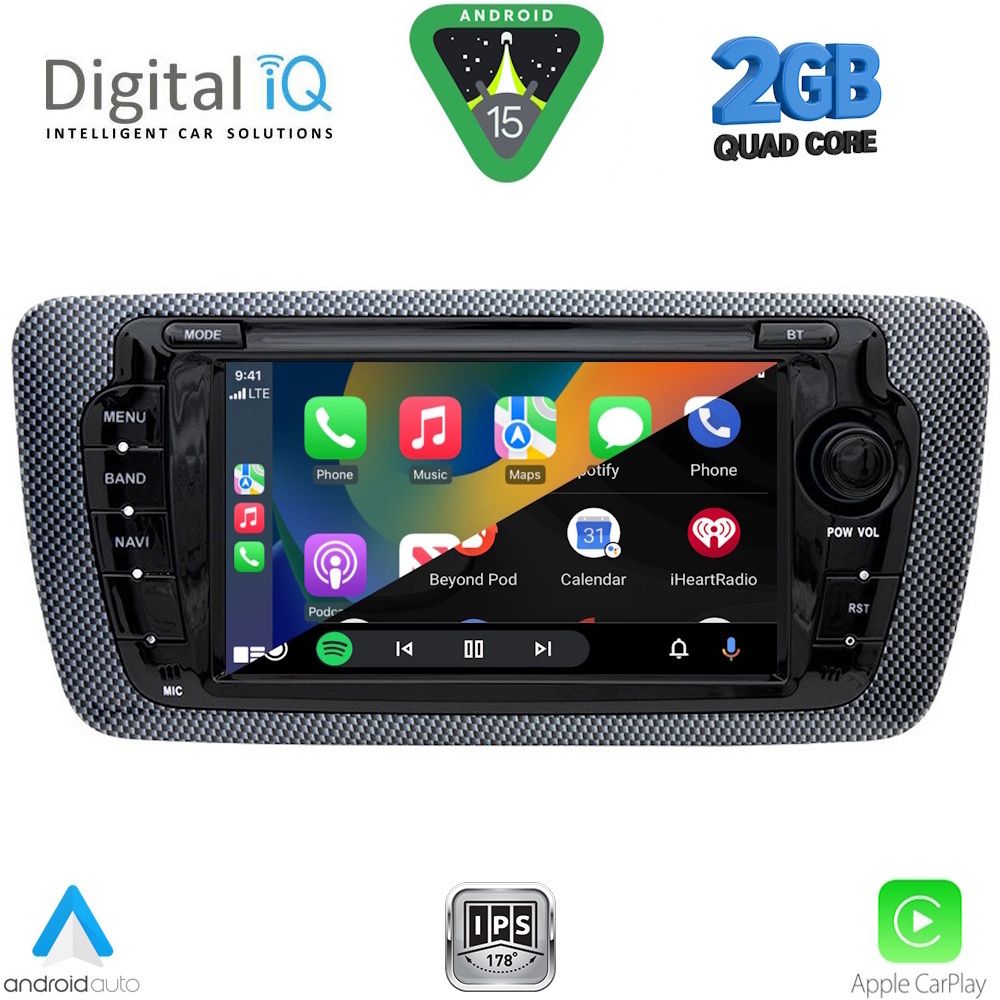 DIGITAL IQ BLD 046_CPA (7" DECK) MULTIMEDIA for SEAT IBIZA mod. 2008-2015 DIGITAL IQ BLD 046_CPA (7" DECK) MULTIMEDIA for SEAT IBIZA mod. 2008-2015