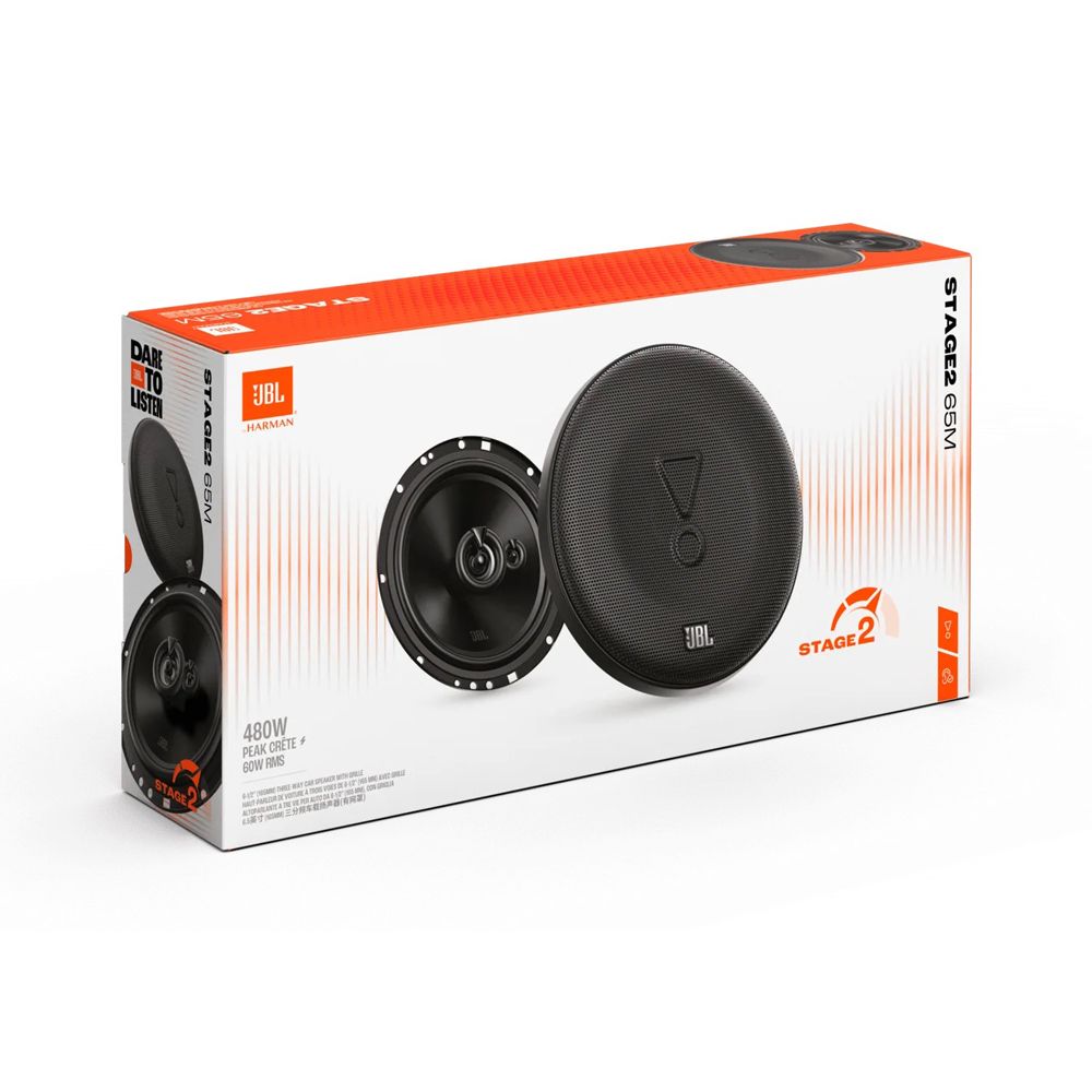JBL STAGE2 65M (6.5″- 3WAY - 480W) JBL STAGE2 65M (6.5″- 3WAY - 480W)