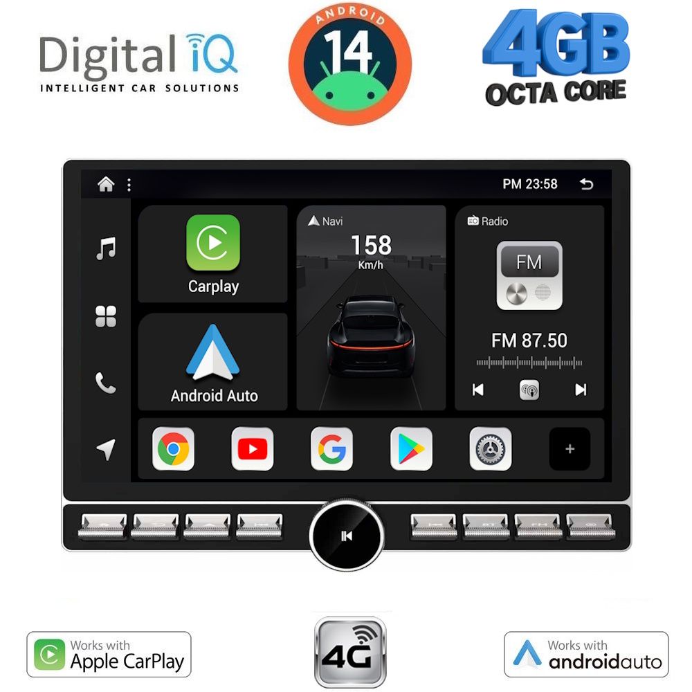 DIGITAL IQ BXF 6950_CPAA (10.1'' DIN) MULTIMEDIA TABLET 1DIN with 4G SIM DIGITAL IQ BXF 6950_CPAA (10.1'' DIN) MULTIMEDIA TABLET 1DIN with 4G SIM