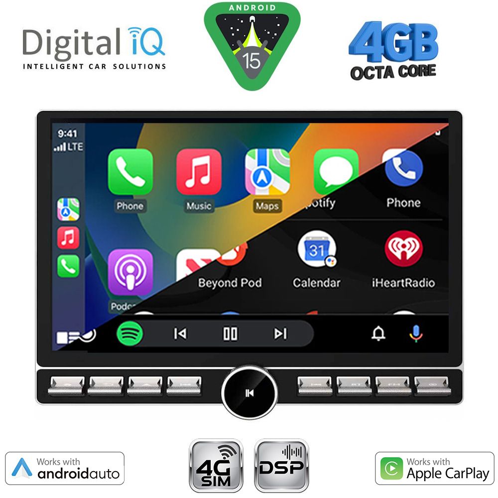 DIGITAL IQ BXF 6950_CPAA (10.1'' DIN) MULTIMEDIA TABLET 1DIN with 4G SIM DIGITAL IQ BXF 6950_CPAA (10.1'' DIN) MULTIMEDIA TABLET 1DIN with 4G SIM