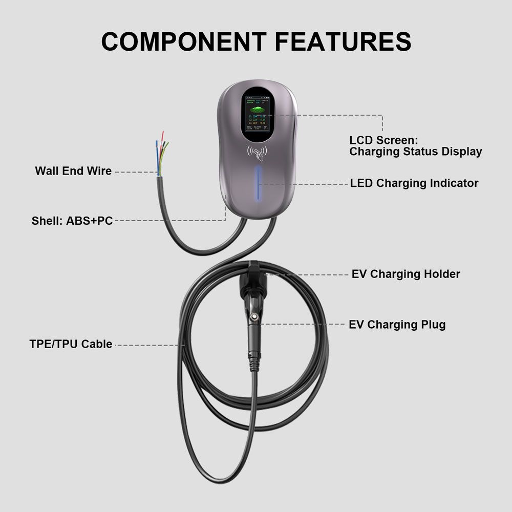 DIQ EV WCH 93207 (WALL CHARGER TYPE 2 EVC02EU07Κ - 32A - 7kW) DIQ EV WCH 93207 (WALL CHARGER TYPE 2 EVC02EU07Κ - 32A - 7kW)