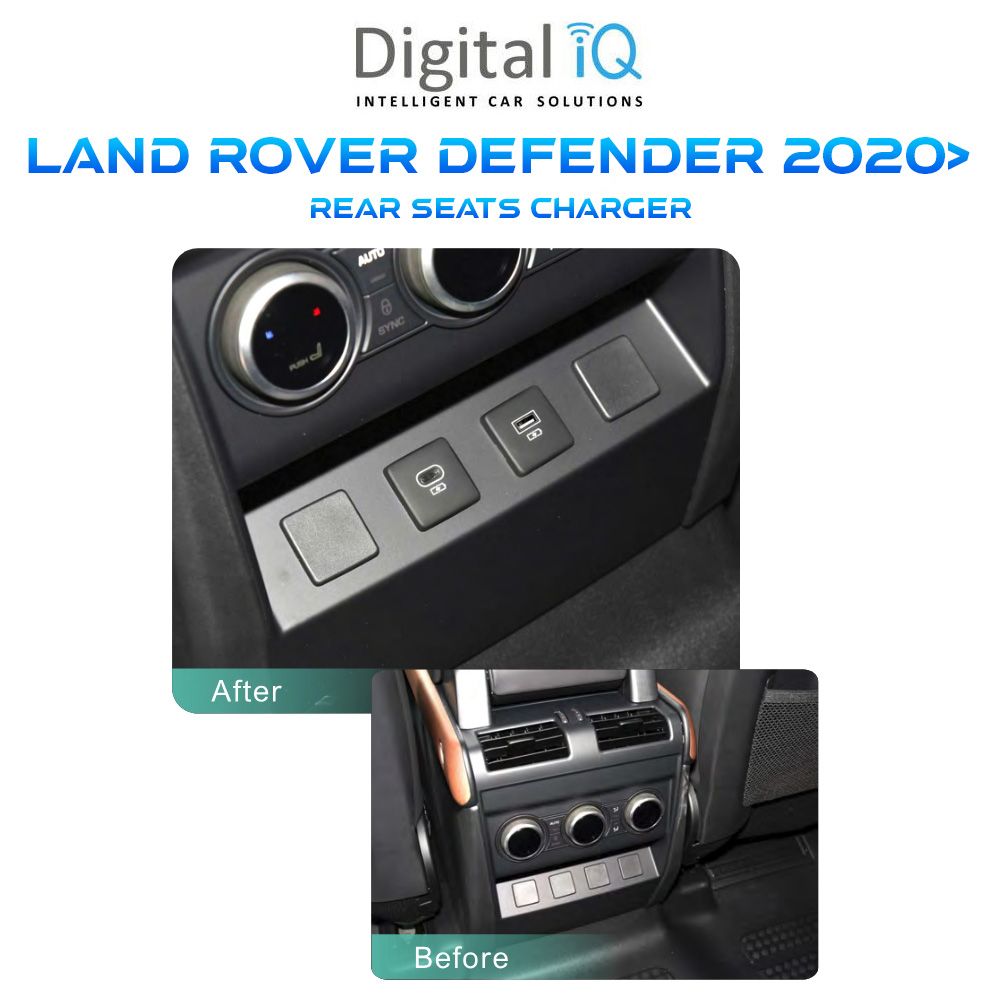 DIQ FΖ 5013 REAR SEATS CAR CHARGER KIT for LAND ROVER DEFENDER 2020> DIQ FΖ 5013 REAR SEATS CAR CHARGER KIT for LAND ROVER DEFENDER 2020>