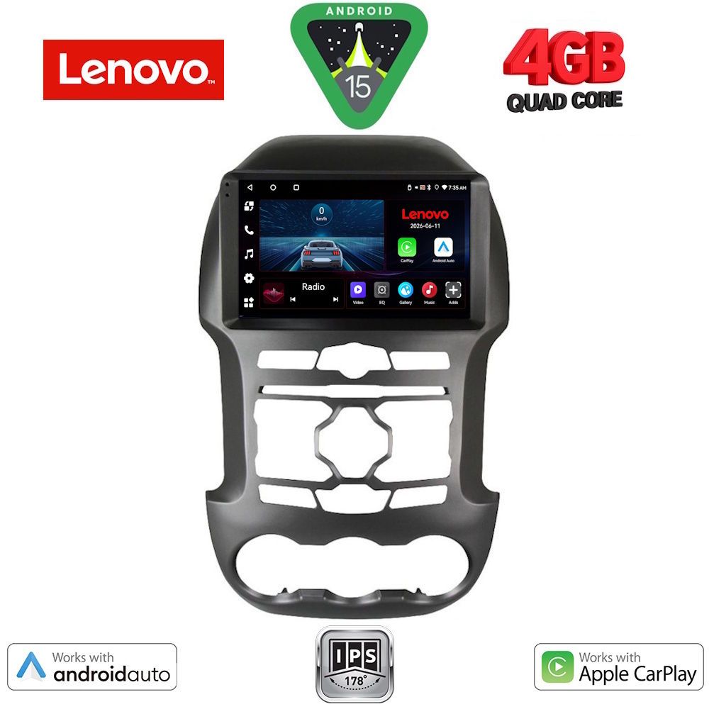 LENOVO LVE 8171S_CPAA (9inc) MULTIMEDIA TABLET for FORD RANGER mod. 2011-2015 LENOVO LVE 8171S_CPAA (9inc) MULTIMEDIA TABLET for FORD RANGER mod. 2011-2015