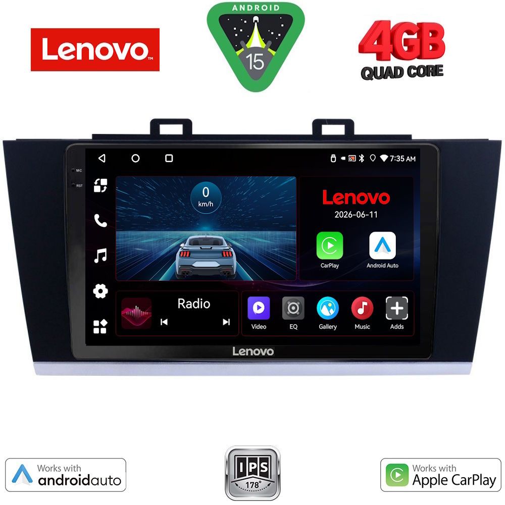 LENOVO LVE 8668_CPAA (9inc) MULTIMEDIA TABLET for SUBARU LEGACY – OUTBACK mod. 2014-2019 LENOVO LVE 8668_CPAA (9inc) MULTIMEDIA TABLET for SUBARU LEGACY – OUTBACK mod. 2014-2019