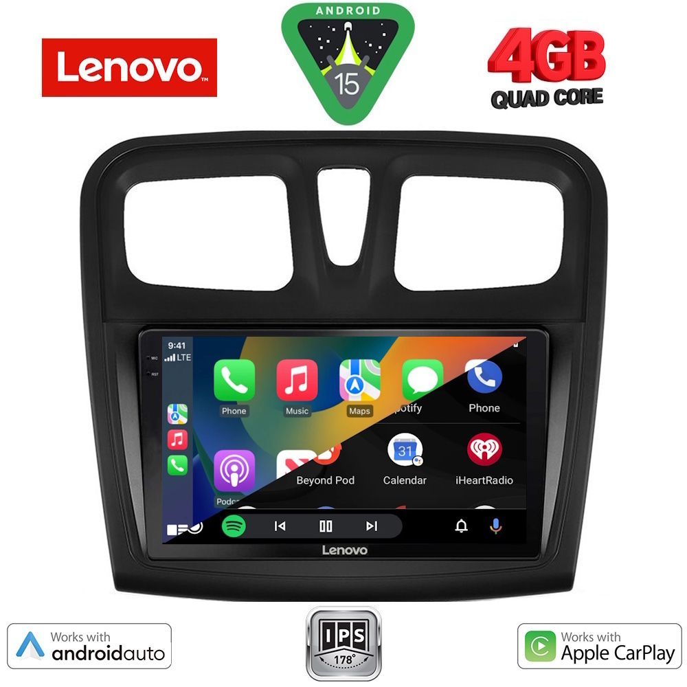 LENOVO LVE 8108SQ_CPAA (9inc) MULTIMEDIA TABLET for DACIA LOGAN – SANDERO mod. 2012-2019 LENOVO LVE 8108SQ_CPAA (9inc) MULTIMEDIA TABLET for DACIA LOGAN – SANDERO mod. 2012-2019