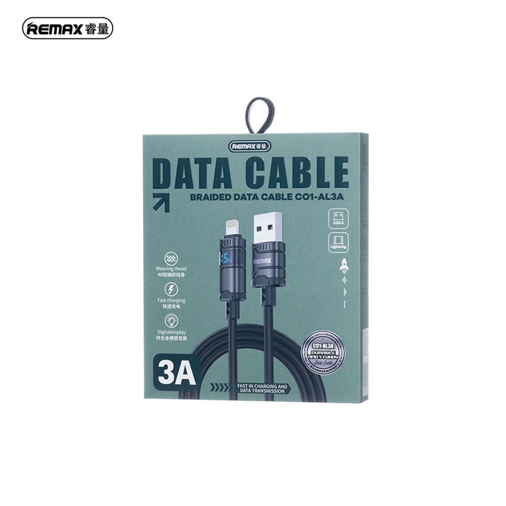 REMAX C01-AC 66W FAST CHARGING CABLE (USB-A to USB-C) REMAX C01-AC 66W FAST CHARGING CABLE (USB-A to USB-C)