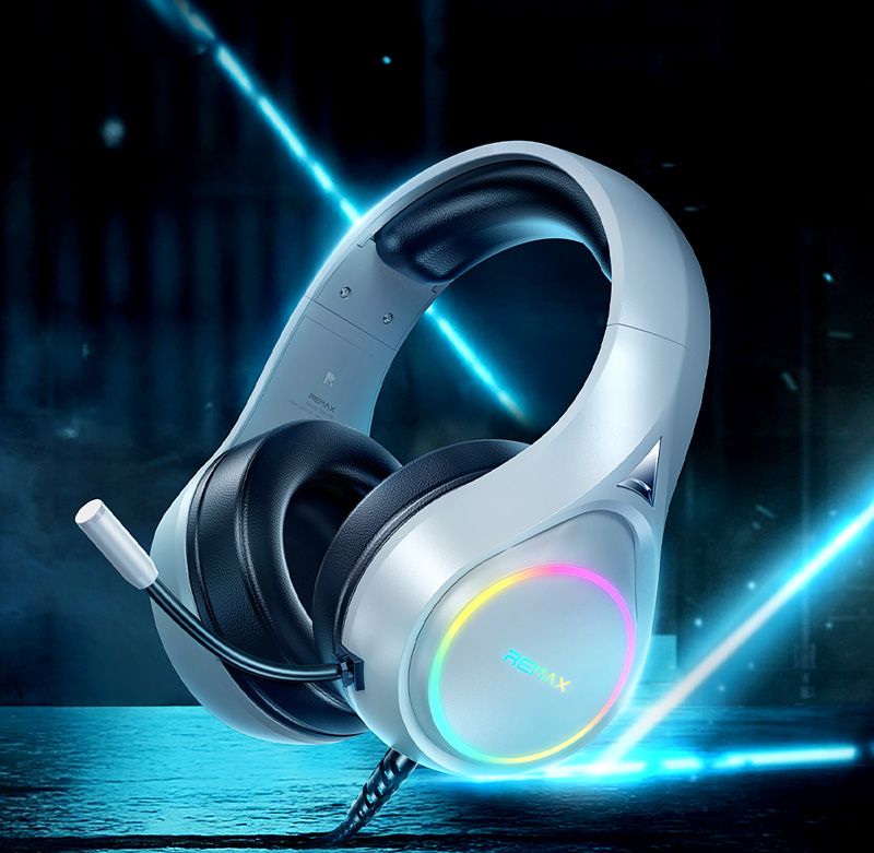 REMAX RM-708 (BLACK) RGB WIRED HEADSET REMAX RM-708 (BLACK) RGB WIRED HEADSET