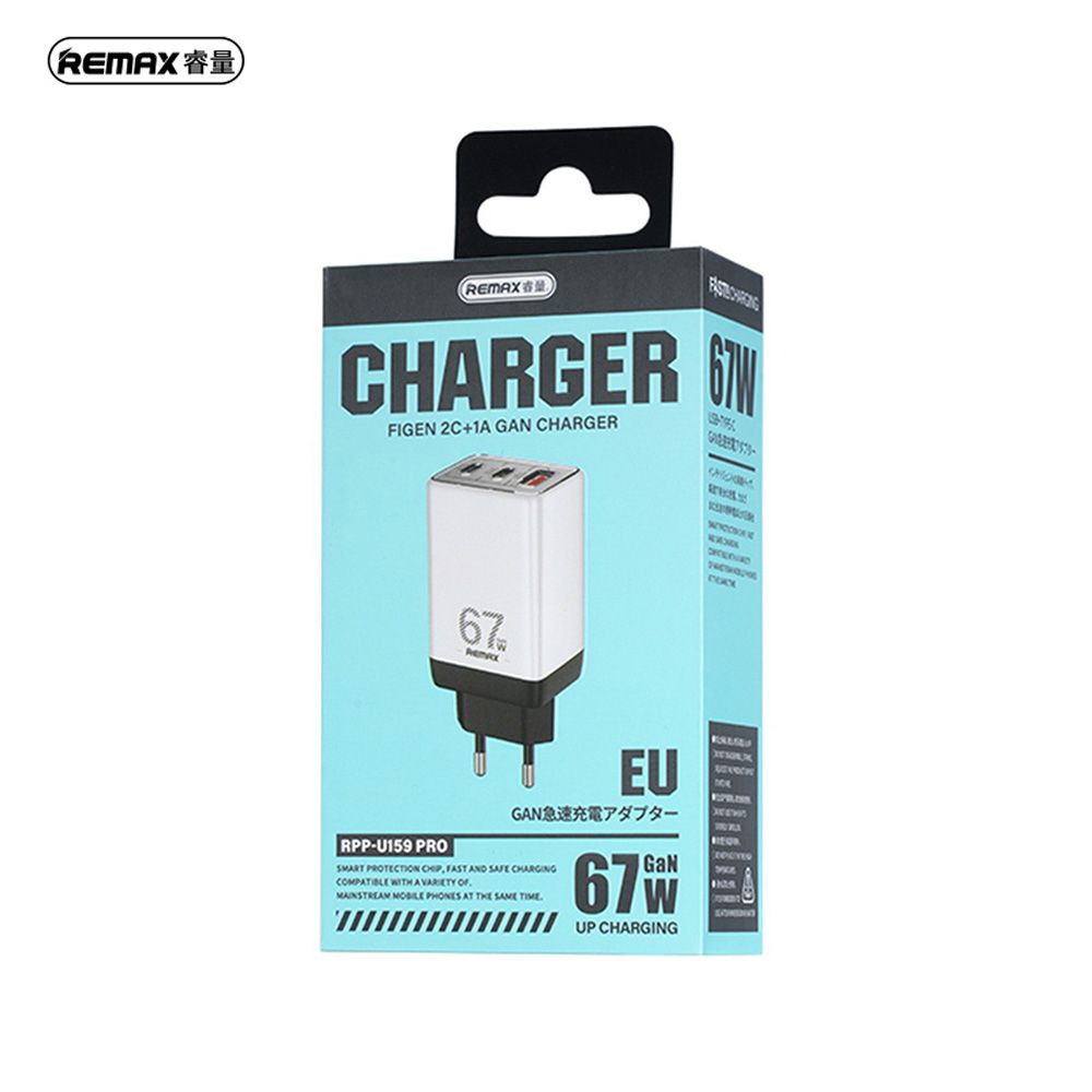 REMAX RP-U159 RPO 67W FAST CHARGER REMAX RP-U159 RPO 67W FAST CHARGER
