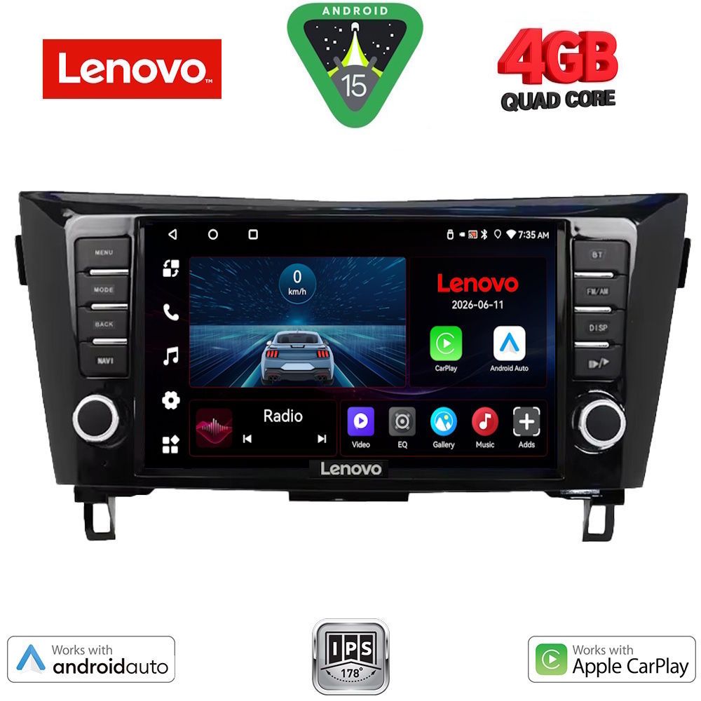 LENOVO LVE 8467_CPAA (9inc) MULTIMEDIA TABLET for NISSAN QASHQAI - XTRAIL mod. 2014-2021 LENOVO LVE 8467_CPAA (9inc) MULTIMEDIA TABLET for NISSAN QASHQAI - XTRAIL mod. 2014-2021