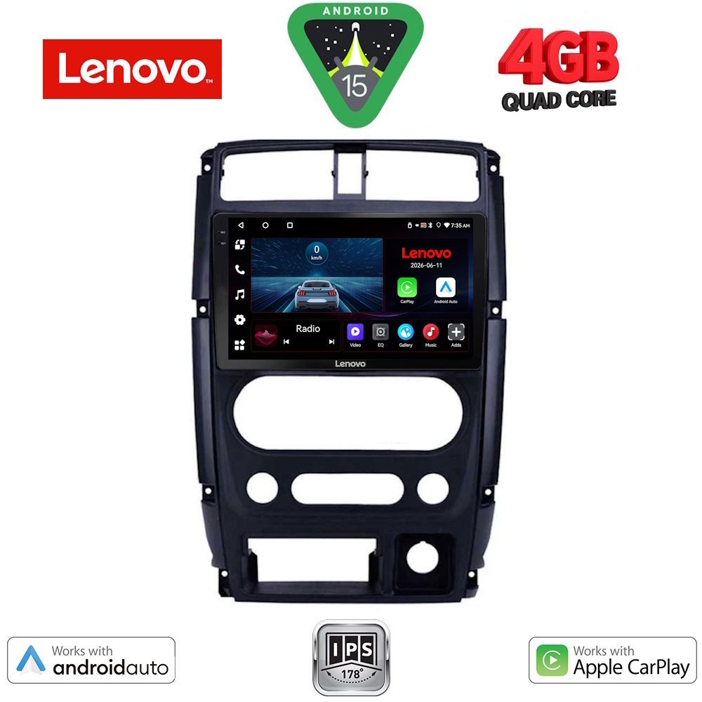 LENOVO LVE 8678_CPAA (9inc) MULTIMEDIA TABLET for SUZUKI JIMNY mod. 2007-2017 LENOVO LVE 8678_CPAA (9inc) MULTIMEDIA TABLET for SUZUKI JIMNY mod. 2007-2017
