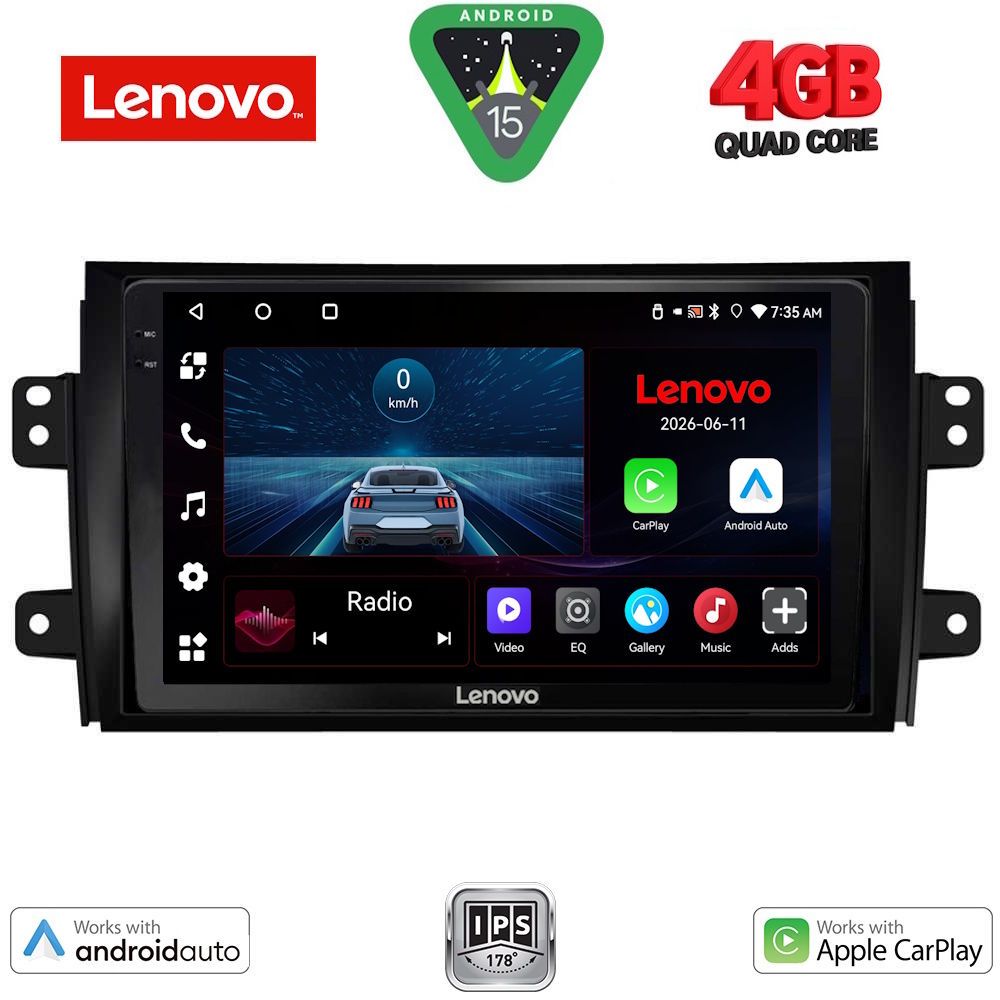 LENOVO LVE 8688_CPAA (9inc) MULTIMEDIA TABLET for FIAT SEDICI – SUZUKI SX4 mod. 2005-2013 LENOVO LVE 8688_CPAA (9inc) MULTIMEDIA TABLET for FIAT SEDICI – SUZUKI SX4 mod. 2005-2013