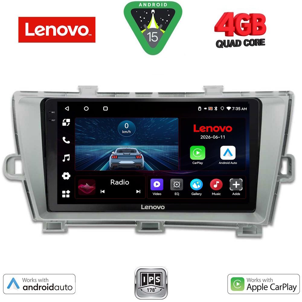 LENOVO LVE 8726SL_CPAA (9inc) MULTIMEDIA TABLET for TOYOTA PRIUS mod. 2009-2015 (SILVER) LENOVO LVE 8726SL_CPAA (9inc) MULTIMEDIA TABLET for TOYOTA PRIUS mod. 2009-2015 (SILVER)