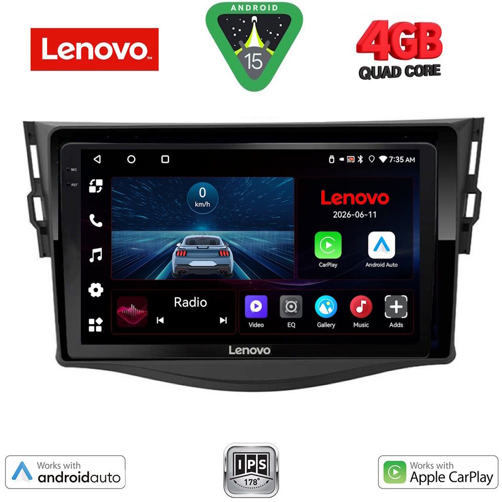 LENOVO LVE 8731_CPAA (9inc) MULTIMEDIA TABLET for TOYOTA RAV 4 mod. 2006-2012 LENOVO LVE 8731_CPAA (9inc) MULTIMEDIA TABLET for TOYOTA RAV 4 mod. 2006-2012