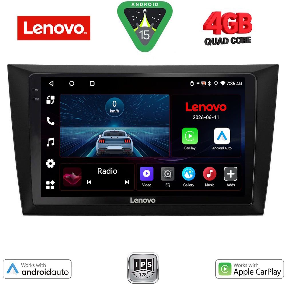 LENOVO LVE 8746_CPAA (9inc) MULTIMEDIA TABLET for GOLF 6 mod. 2009-2012 LENOVO LVE 8746_CPAA (9inc) MULTIMEDIA TABLET for GOLF 6 mod. 2009-2012
