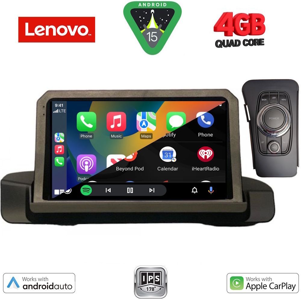 LENOVO LVE 8044_CPAA (9inc) MULTIMEDIA TABLET for BMW S.3 (E90-91-92) mod. 2005-2012 LENOVO LVE 8044_CPAA (9inc) MULTIMEDIA TABLET for BMW S.3 (E90-91-92) mod. 2005-2012