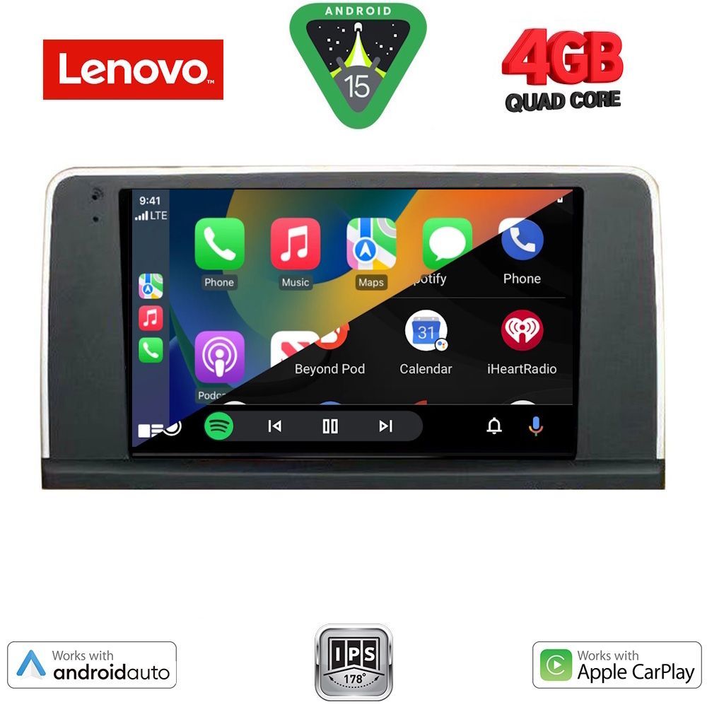 LENOVO LVE 8060_CPAA (9inc) (CCC) MULTIMEDIA TABLET for BMW X5 (E70) – X6 (E71) mod. 2006-2009 LENOVO LVE 8060_CPAA (9inc) (CCC) MULTIMEDIA TABLET for BMW X5 (E70) – X6 (E71) mod. 2006-2009