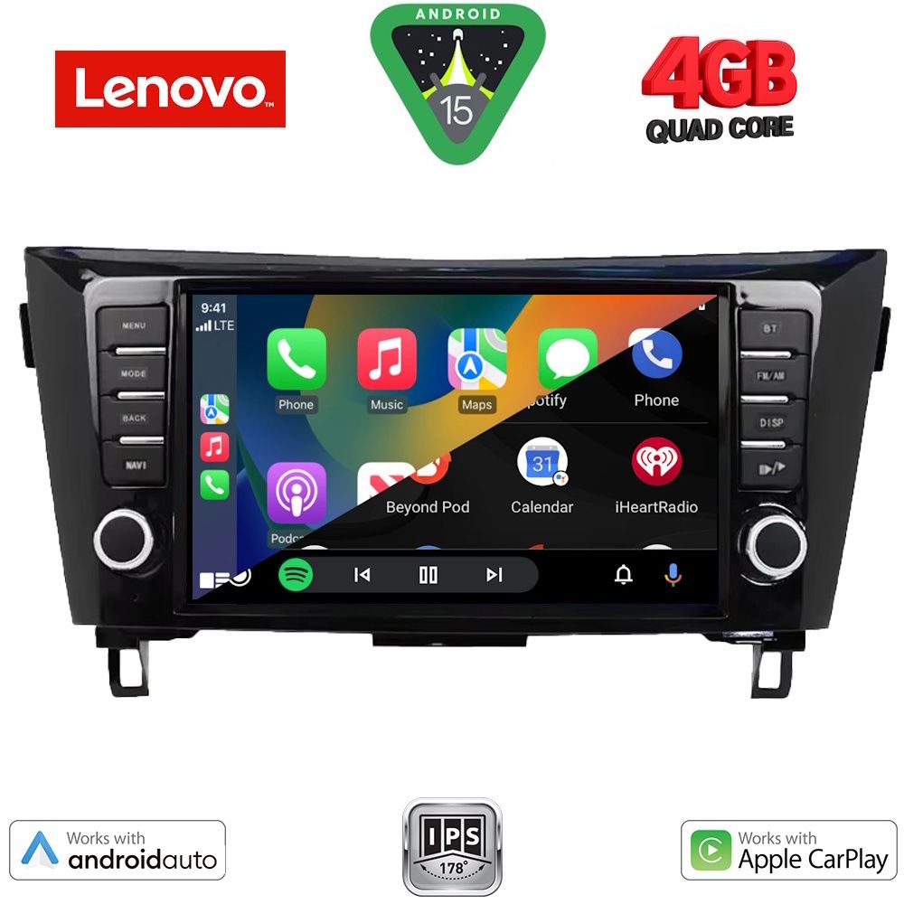 LENOVO LVE 8467_CPAA (9inc) MULTIMEDIA TABLET for NISSAN QASHQAI - XTRAIL mod. 2014-2021 LENOVO LVE 8467_CPAA (9inc) MULTIMEDIA TABLET for NISSAN QASHQAI - XTRAIL mod. 2014-2021