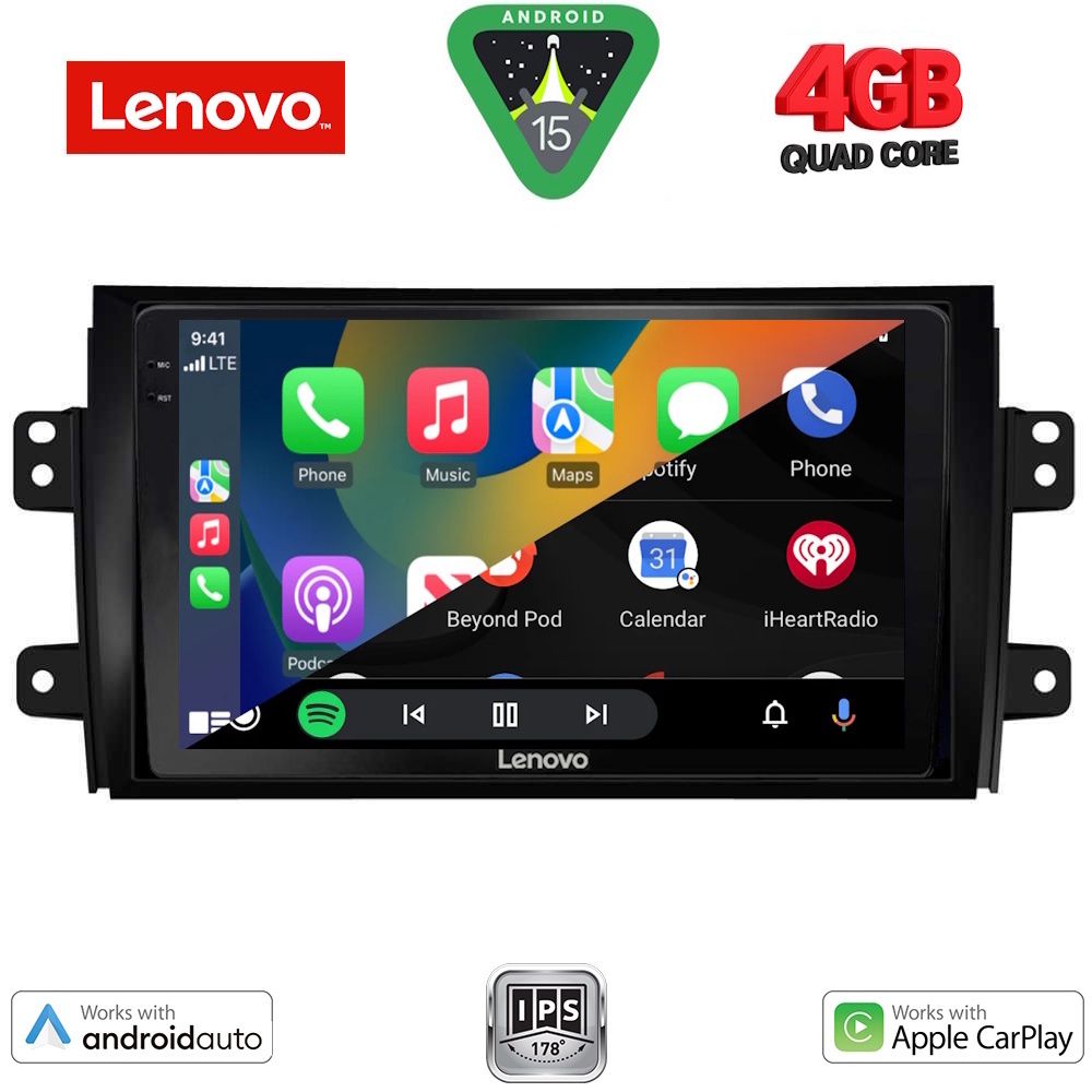 LENOVO LVE 8688_CPAA (9inc) MULTIMEDIA TABLET for FIAT SEDICI – SUZUKI SX4 mod. 2005-2013 LENOVO LVE 8688_CPAA (9inc) MULTIMEDIA TABLET for FIAT SEDICI – SUZUKI SX4 mod. 2005-2013