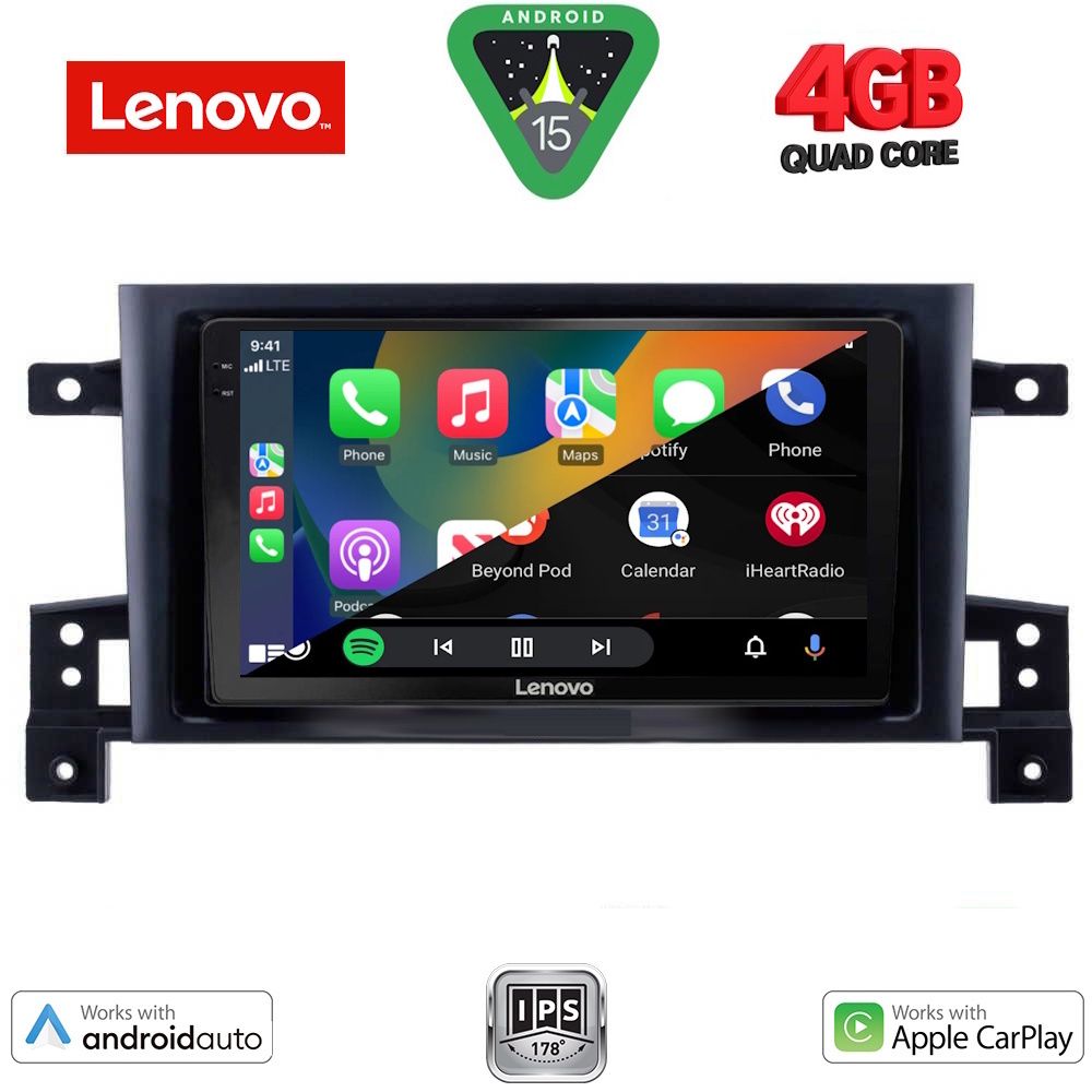 LENOVO LVE 8696_CPAA (9inc) MULTIMEDIA TABLET for SUZUKI GRAND VITARA mod. 2005-2015 LENOVO LVE 8696_CPAA (9inc) MULTIMEDIA TABLET for SUZUKI GRAND VITARA mod. 2005-2015