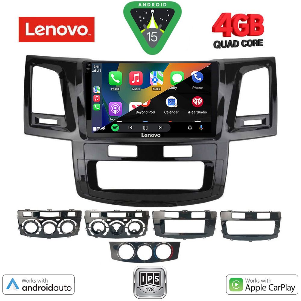 LENOVO LVE 8720_CPAA (9inc) MULTIMEDIA TABLET for TOYOTA HILUX mod. 2005-2016 LENOVO LVE 8720_CPAA (9inc) MULTIMEDIA TABLET for TOYOTA HILUX mod. 2005-2016