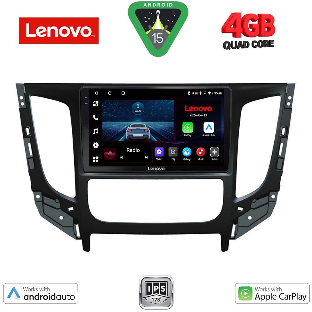 LENOVO LVE 8437_CPAA CLIMA (9inc) MULTIMEDIA TABLET for MITSUBISHI L200 mod. 2015-2019 with CLIMA LENOVO LVE 8437_CPAA CLIMA (9inc) MULTIMEDIA TABLET for MITSUBISHI L200 mod. 2015-2019 with CLIMA