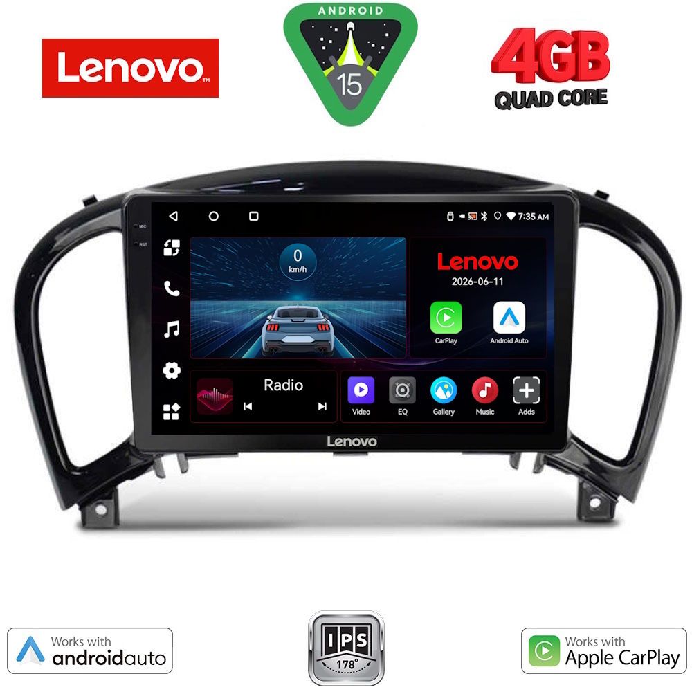 LENOVO LVE 8452_CPAA (9inc) MULTIMEDIA TABLET for NISSAN JUKE mod. 2009-2020 LENOVO LVE 8452_CPAA (9inc) MULTIMEDIA TABLET for NISSAN JUKE mod. 2009-2020