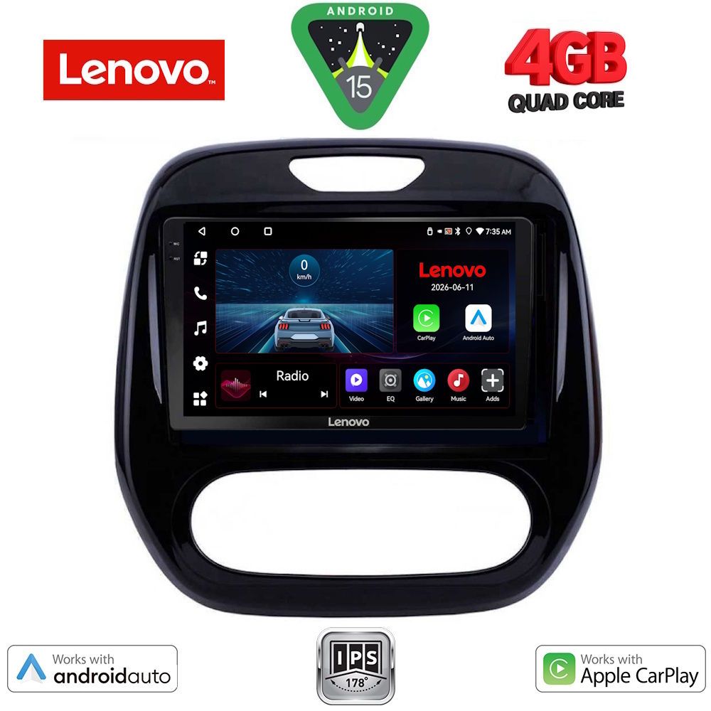 LENOVO LVE 8542_CPAA (9inc) MULTIMEDIA TABLET for RENAULT CAPTUR mod. 2013-2019 LENOVO LVE 8542_CPAA (9inc) MULTIMEDIA TABLET for RENAULT CAPTUR mod. 2013-2019