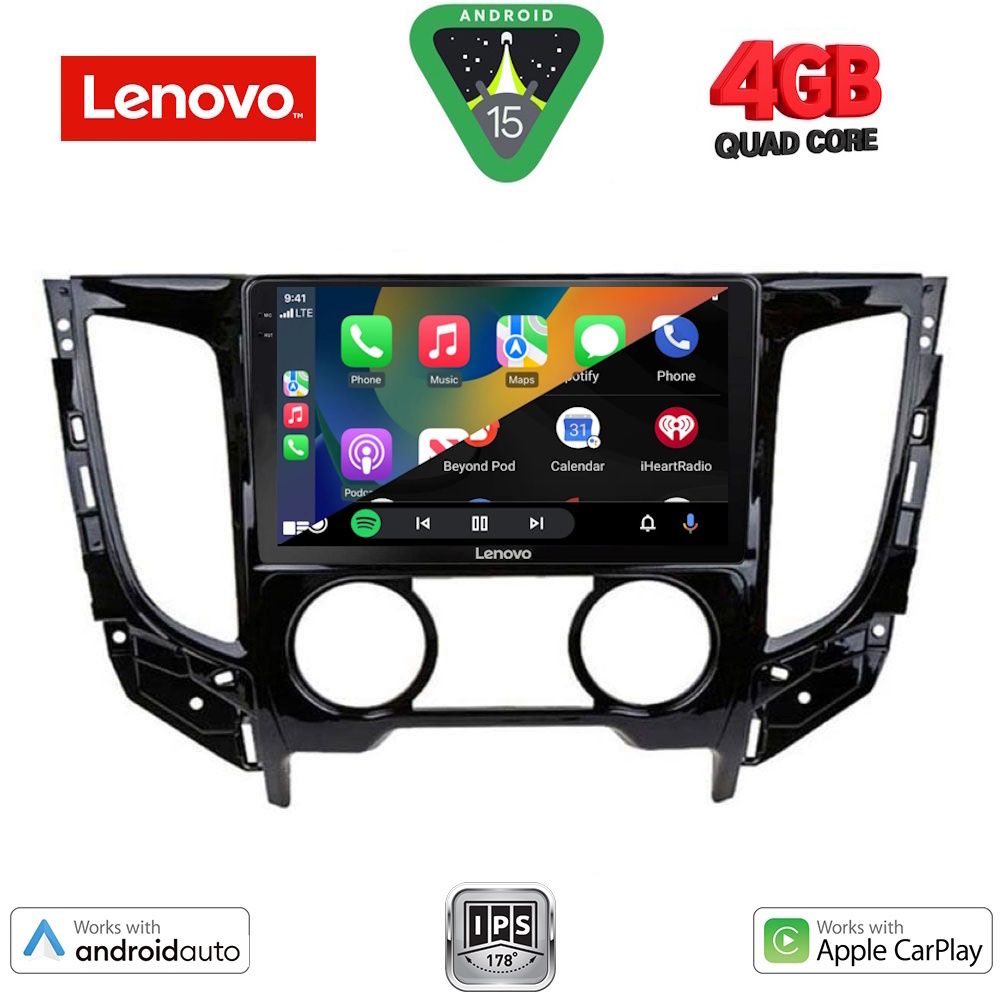 LENOVO LVE 8437_CPAA A/C (9inc) MULTIMEDIA TABLET for MITSUBISHI L200 mod. 2015-2019 with A/C LENOVO LVE 8437_CPAA A/C (9inc) MULTIMEDIA TABLET for MITSUBISHI L200 mod. 2015-2019 with A/C