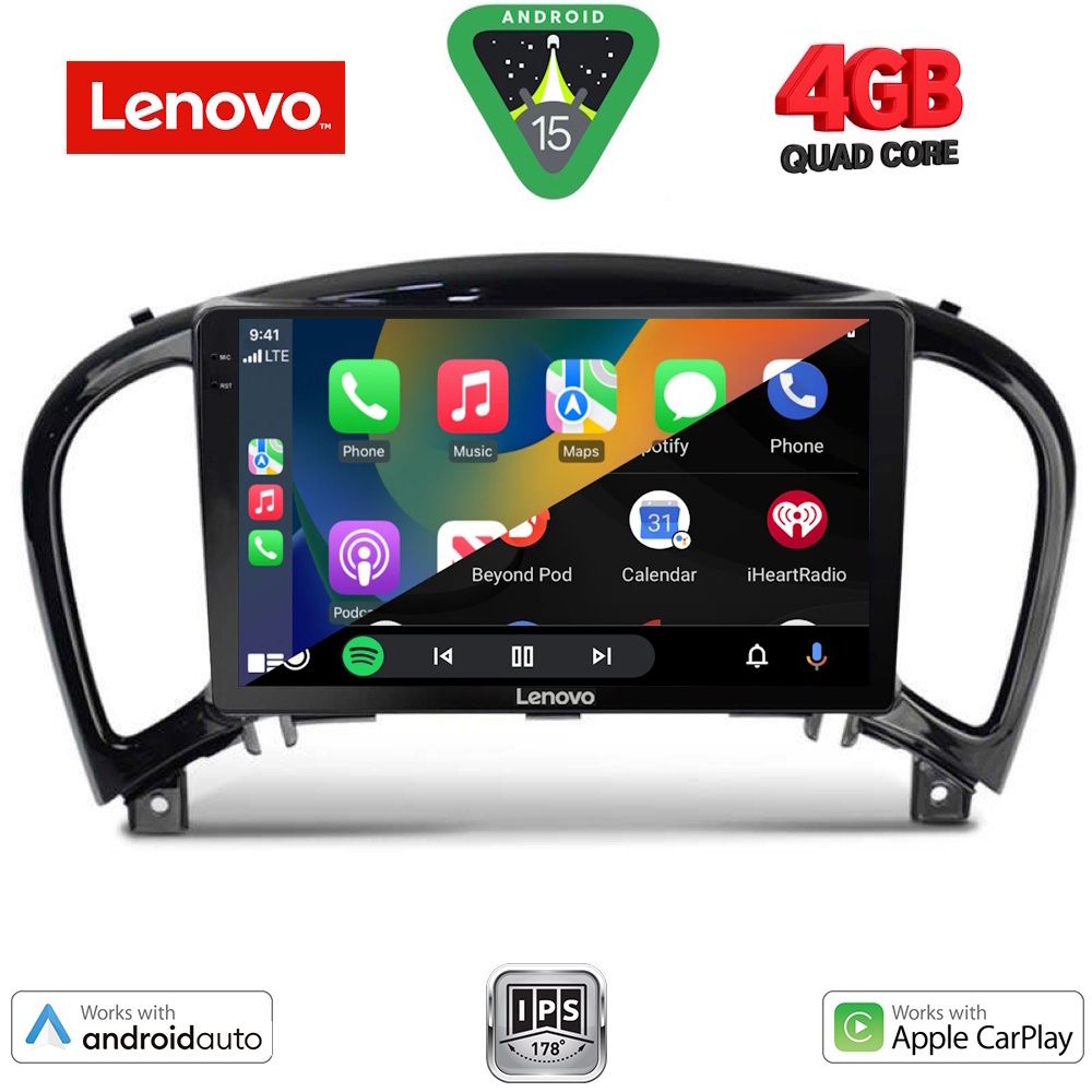 LENOVO LVE 8452_CPAA (9inc) MULTIMEDIA TABLET for NISSAN JUKE mod. 2009-2020 LENOVO LVE 8452_CPAA (9inc) MULTIMEDIA TABLET for NISSAN JUKE mod. 2009-2020