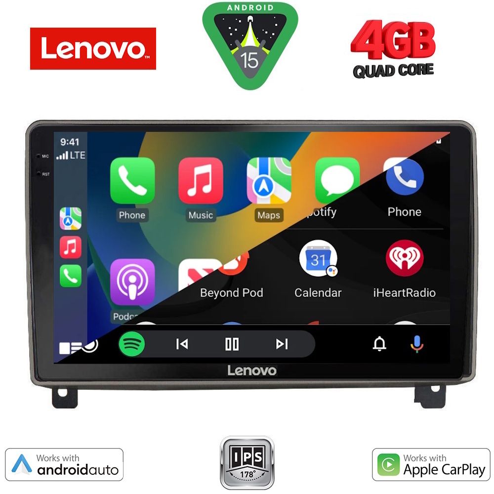 LENOVO LVE 8517_CPAA (9inc) MULTIMEDIA TABLET for PEUGEOT 407 mod. 2004-2011 LENOVO LVE 8517_CPAA (9inc) MULTIMEDIA TABLET for PEUGEOT 407 mod. 2004-2011