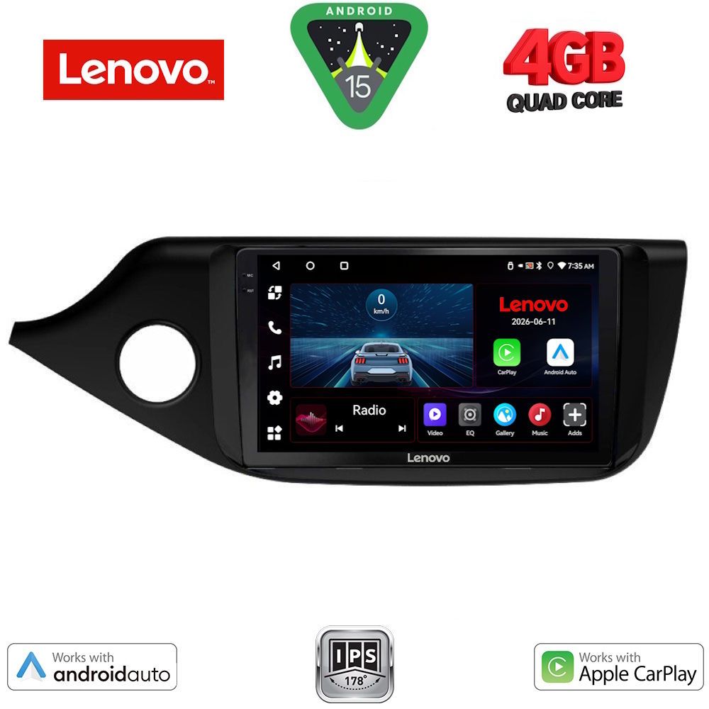 LENOVO LVE 8302_CPAA (9inc) MULTIMEDIA TABLET for KIA CEED mod. 2012-2018 LENOVO LVE 8302_CPAA (9inc) MULTIMEDIA TABLET for KIA CEED mod. 2012-2018