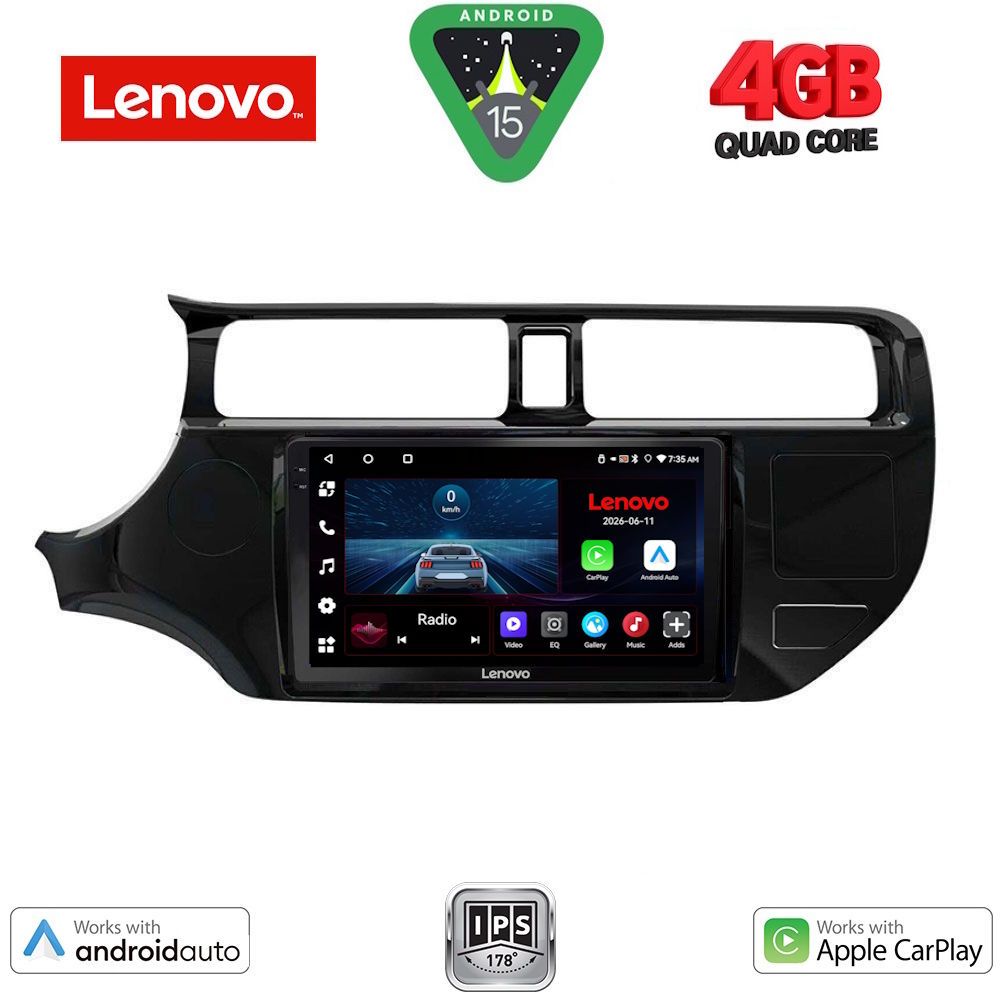 LENOVO LVE 8314_CPAA (9inc) MULTIMEDIA TABLET for KIA RIO mod. 2012-2015 LENOVO LVE 8314_CPAA (9inc) MULTIMEDIA TABLET for KIA RIO mod. 2012-2015