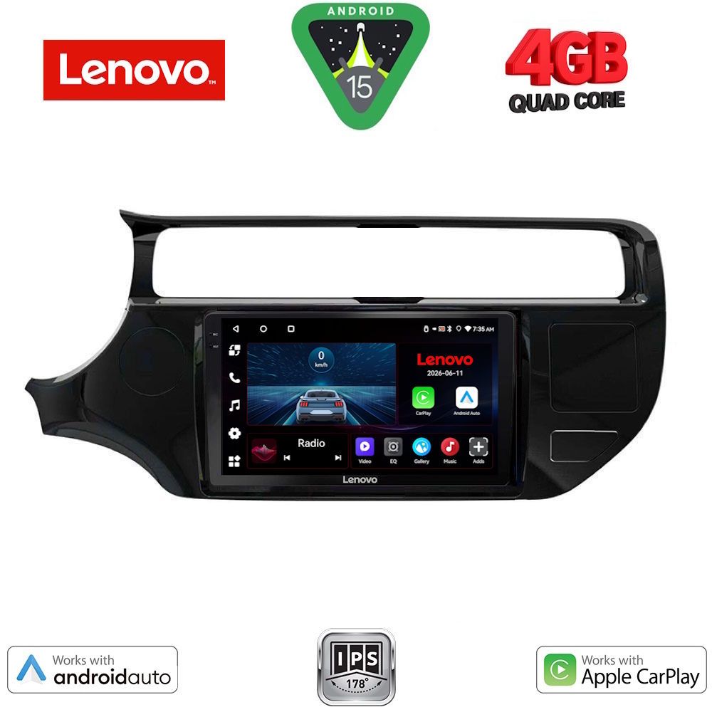 LENOVO LVE 8315_CPAA (9inc) MULTIMEDIA TABLET for KIA RIO mod. 2015-2018 LENOVO LVE 8315_CPAA (9inc) MULTIMEDIA TABLET for KIA RIO mod. 2015-2018